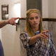 Carpenter and Heard on the set of The Ward